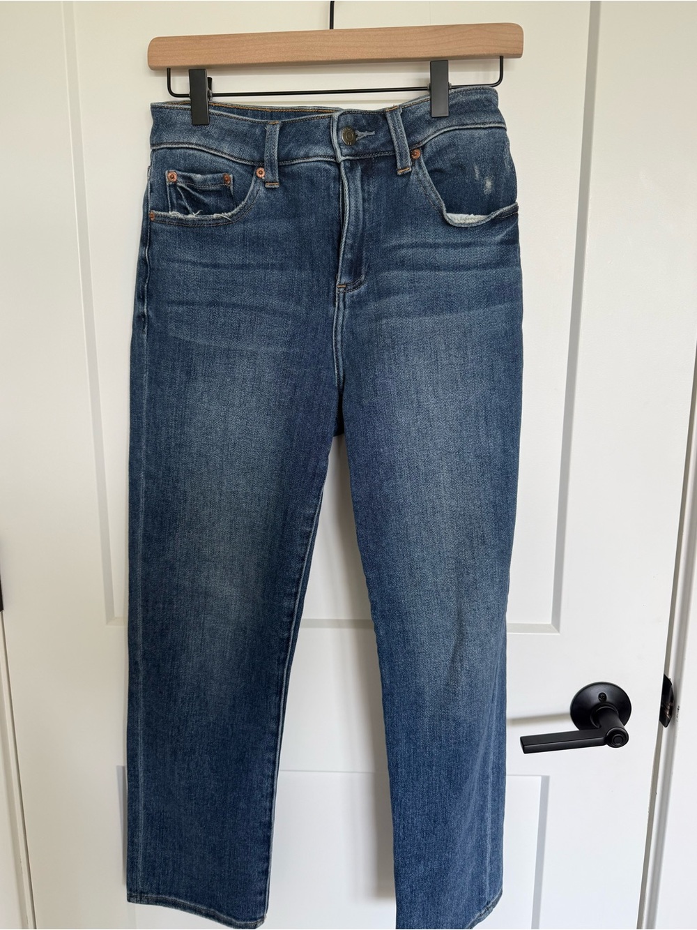Pistola Mid-Wash Straight Leg Jeans